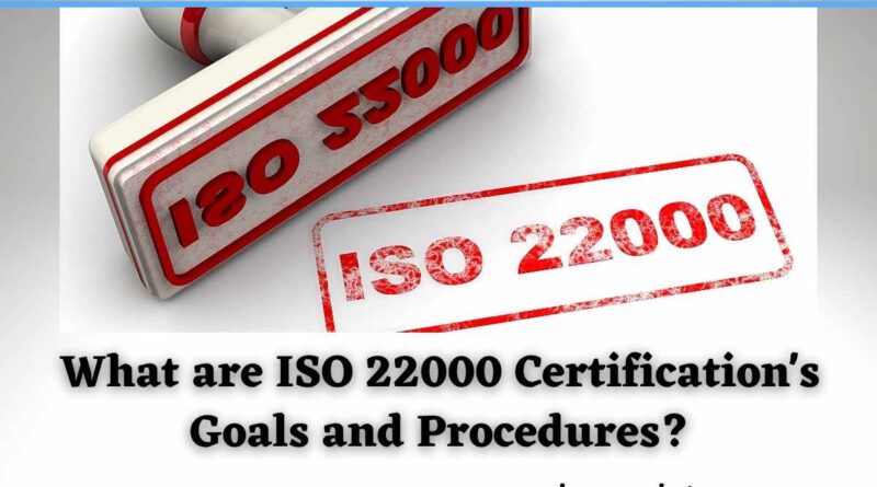 ISO 22000 Certification'