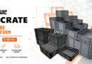 Heavy duty plastic bins